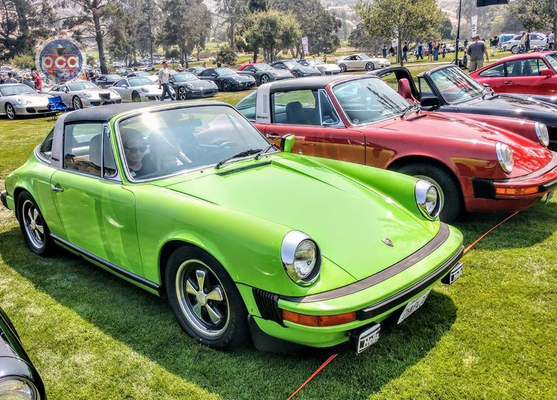 Porsche Apple Green has a slightly more yellow hue than Porsche Lime Green. It's one of the few bright, mid-year 2.7 911 colors to continue (for just 